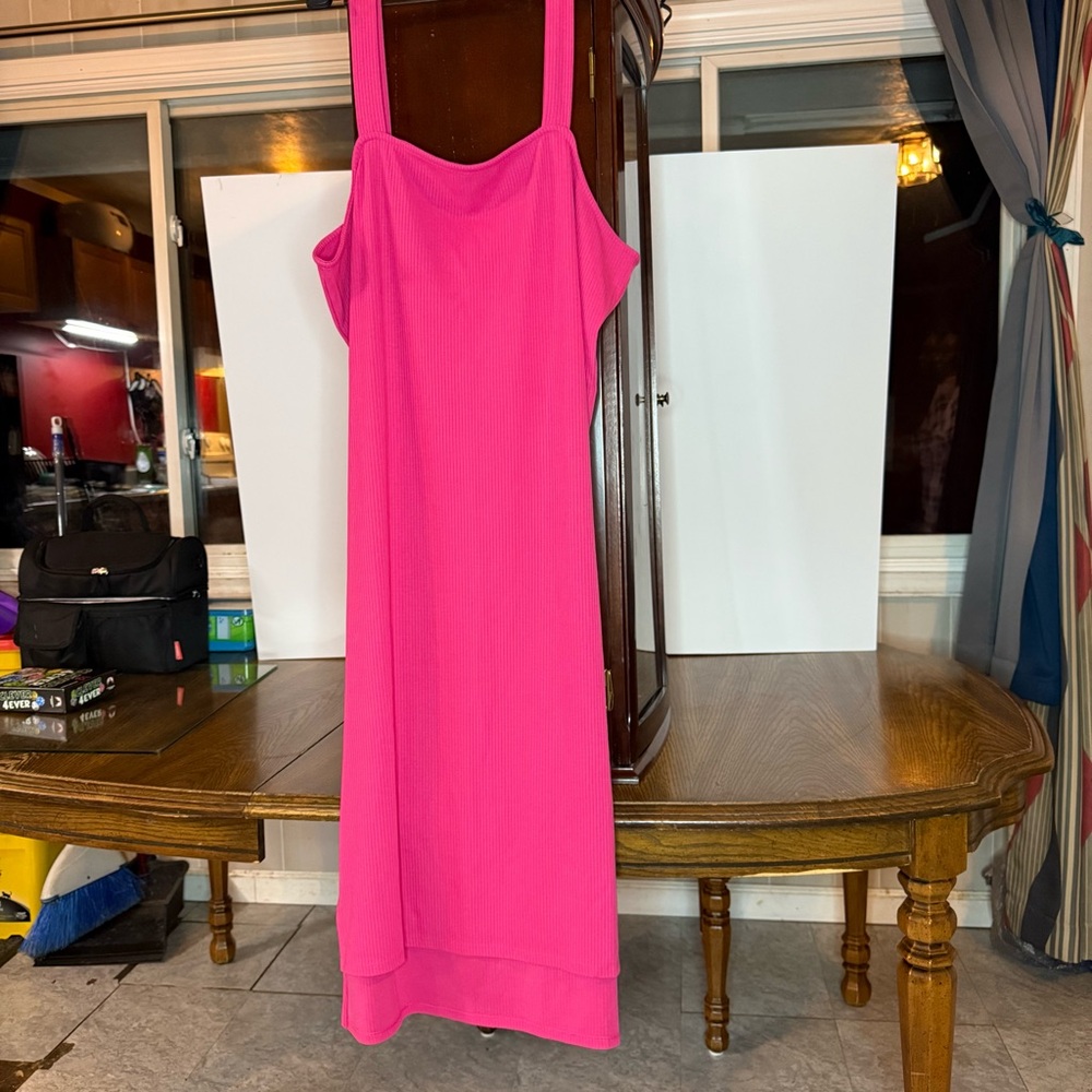 NWT The Drop Amelia Square-Neck Strappy Bodycon Midi Tank Dress size 2X - Picture 6 of 8